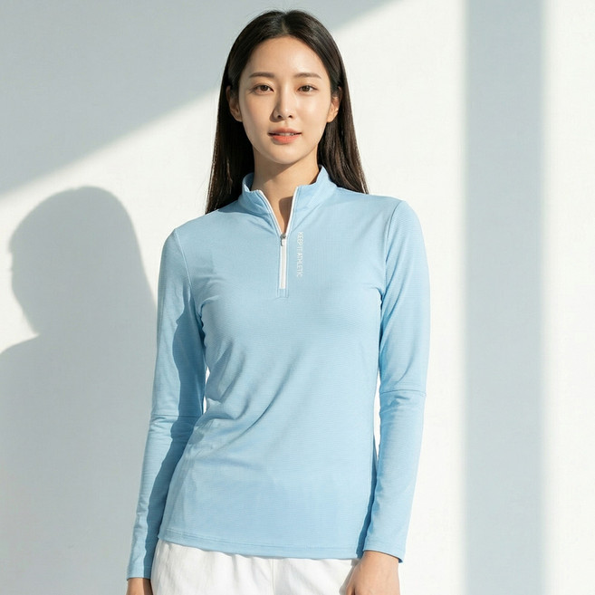 <투엘라> 여성 쿨링 집업 긴팔 티셔츠_등산 일상 아이스무드