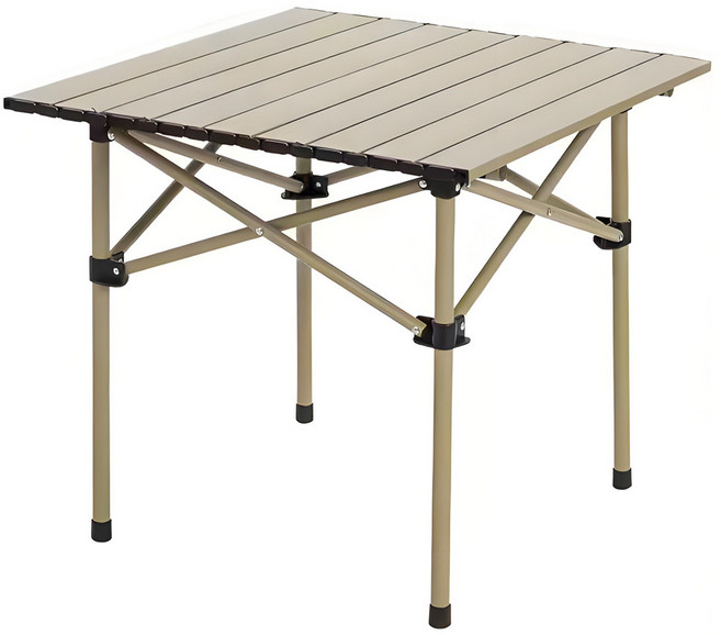 戶外折疊桌 防水收納便捷寬大桌面輕量便攜, 卡其色