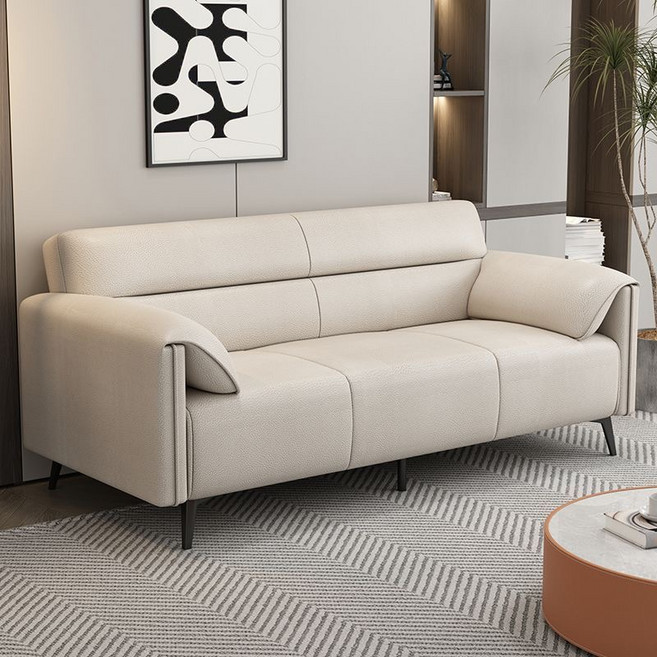 엘티제이 공간활용 접이식 각도조절 소파 베드 L008, 아이보리