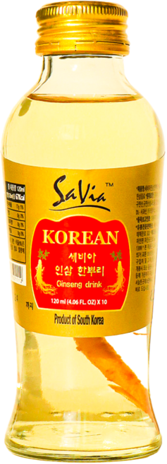 미국 판매 인증 기업 세비아의 인삼드링크 한뿌리 선물용, 3박스, 120ml