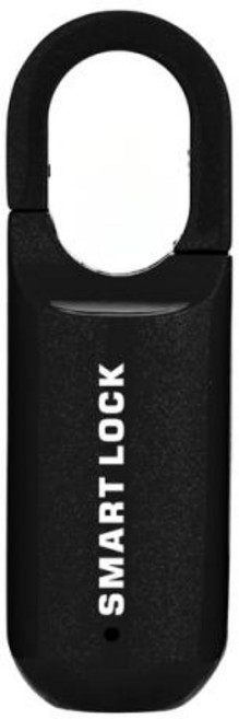 블루투스 전자도어락 IOT 스마트 지문 자물쇠 터치 도어 잠금 USB 열쇠 없는 도난 방지 보안 핸드백 홈 캐비닛 케이스, Black, 1) Black