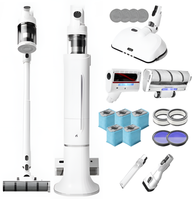 아이닉 무선 청소기 자동 먼지비움 스테이션 BLDC i50 아이타워 itower + 2in1 물걸레 키트