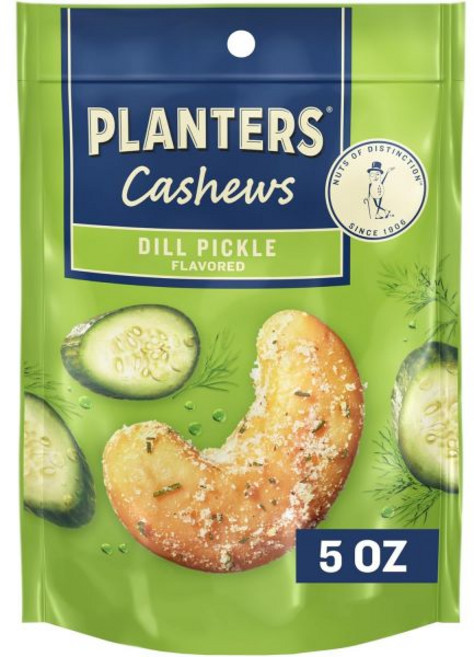 Planters 과자 칩 플랜터스 캐슈넛 딜 피클 트레일 믹스 스낵 팩 피클이 들어간 파티 5온스 가방 1팩, 1개