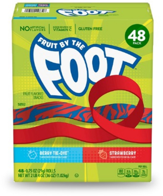 후룻 바이 더 풋 젤리 1.02kg(21gx48봉지) 테이프젤리 대용량, 1.02kg, 1개