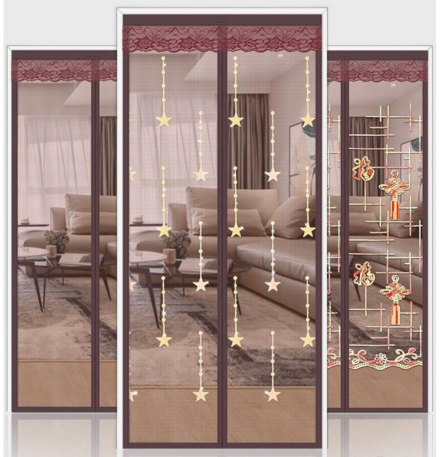 현관 베란다 방충망 설치 교체 모기장 벌레 차단, Penguin Brown_150x220cm