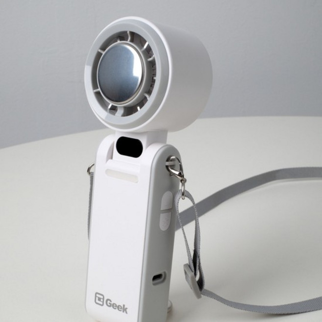 GEEK 쿨패드 휴대용 무선 100단 미니 핸디선풍기 SGF-5402W 화이트, 상세설명 참조, 없음
