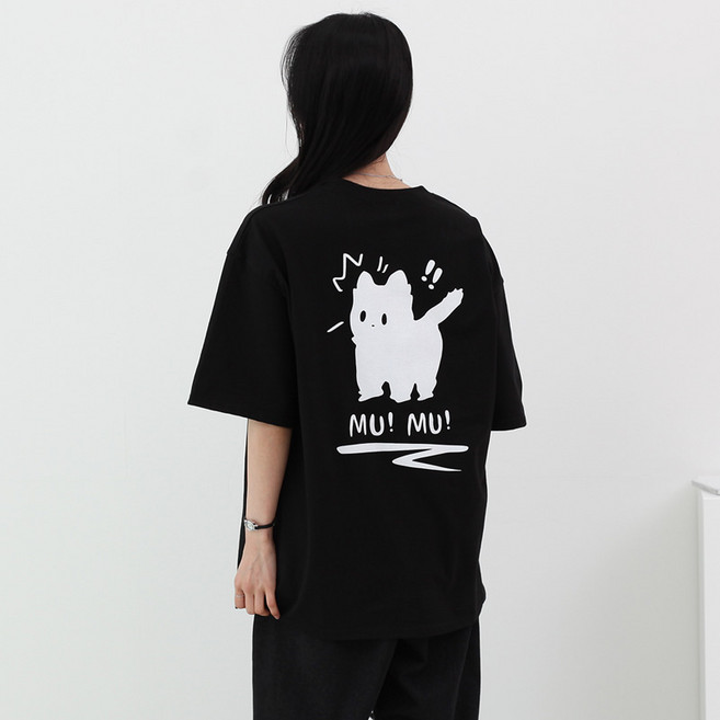 루나샵 뮤냥이 반팔 티셔츠