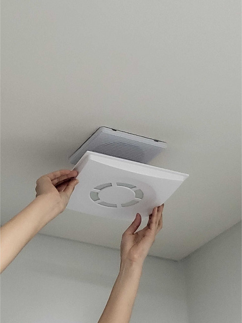 욕실 환풍기 담배냄새 역류 방지 커버 스모크 쉴드 / 환풍기 역류 방지 댐퍼, 스모크쉴드, 고객직접설치