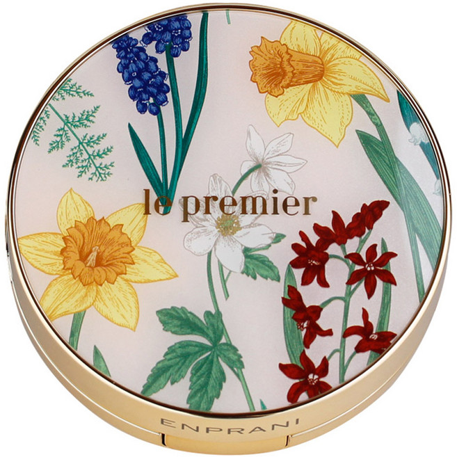 엔프라니 르 프리미어 에센스 드롭 커버 팩트 본품15g+리필15g 포함, 1개, 21호(라이트베이지)