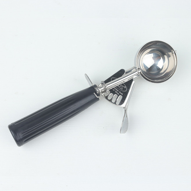 제우스 웨이투 아이스크림 디셔 스쿱, 검정(지름 47mm), 1개