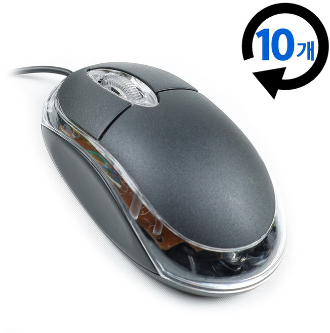 IT 옵티컬 보급형 유선 마우스 USB 1000dpi 10개 (1Set)