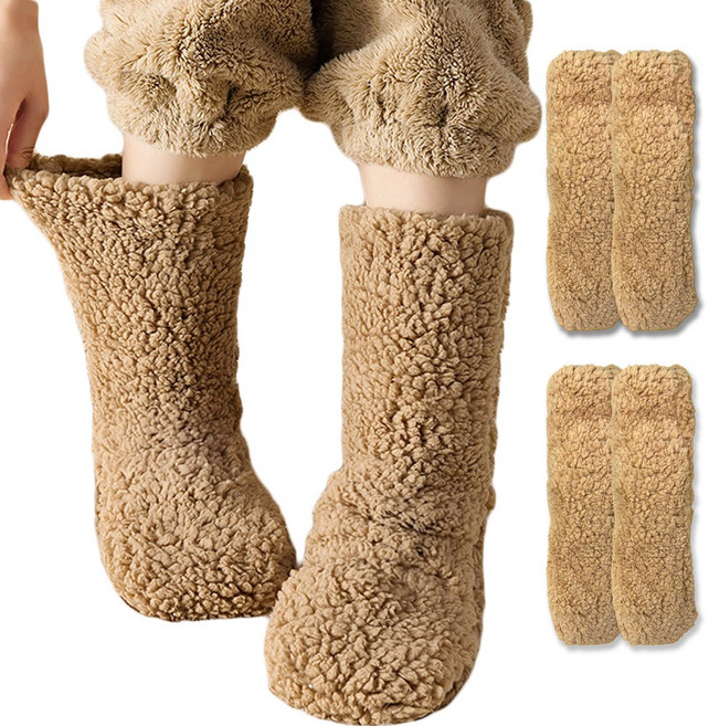 빅베어 빅사이즈 논슬립 두꺼운 대형 무압박 수면양말 2켤레