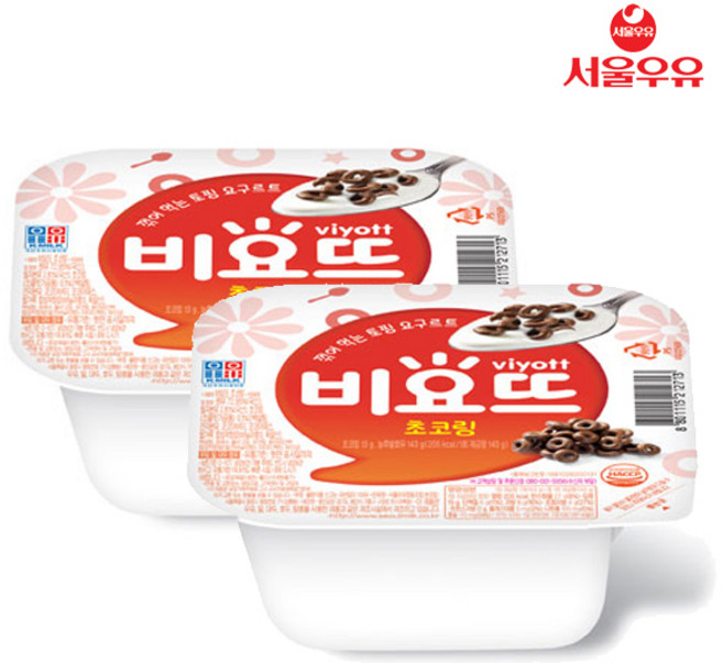 서울우유 비요뜨 초코링 143g, 138g, 10개