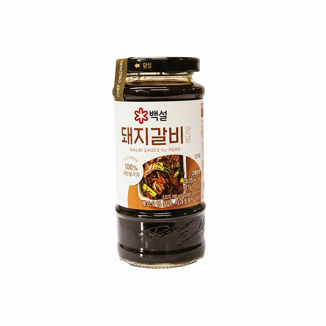 CJ 백설 돼지갈비 290g x 20개입 2근용 양념장, 20개