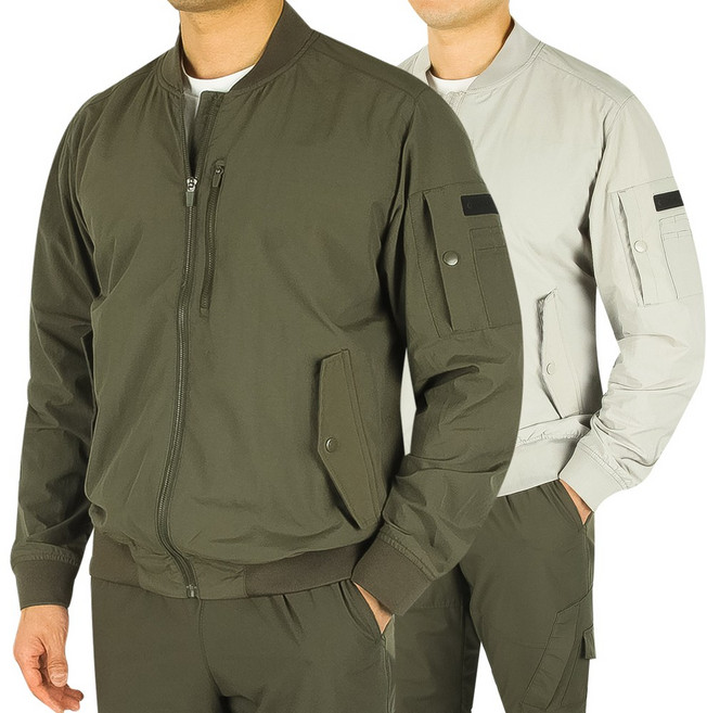 인코디 봄가을 남성 골프점퍼 블루종 캐쥬얼 항공점퍼 골프웨어 남자 바람막이 JSMP-16