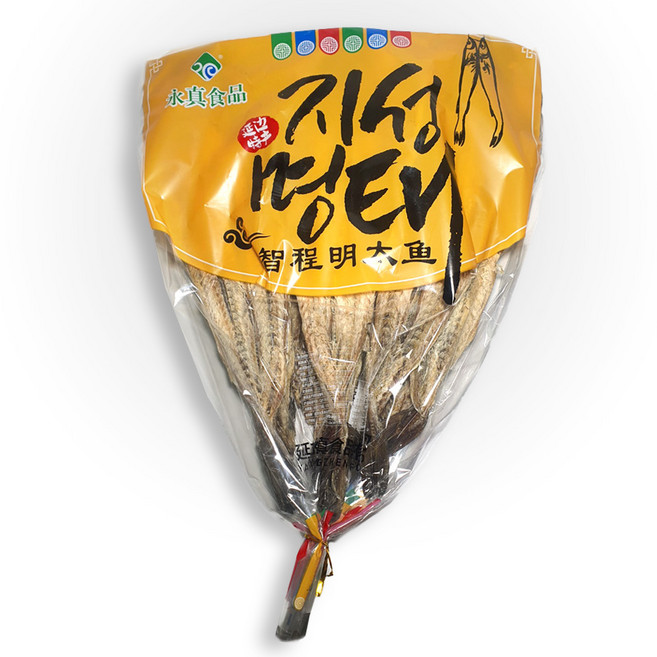 장수왕 쫄깃한(딱딱한) 지성명태 10마리 /명태 짝태 황태 먹태 노가리 안주 간식 건어물 어포, 1개