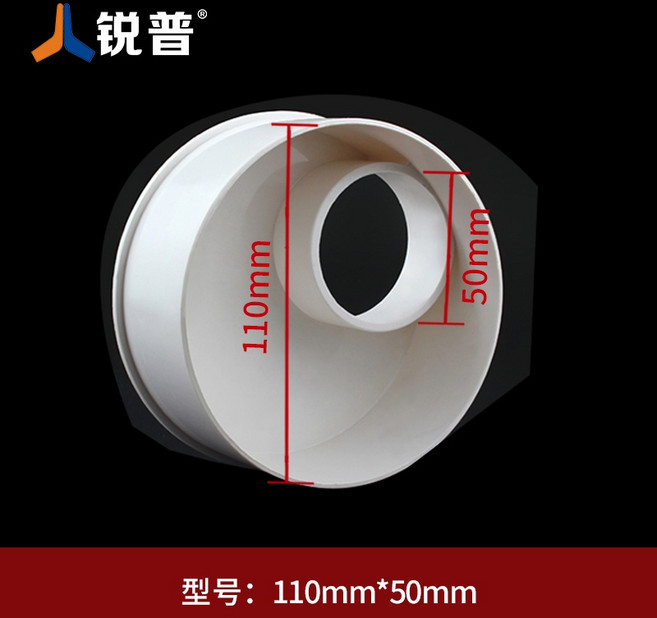 J PVC水管排水管材管件 直接 彎頭 斜 三通 存水彎配件接頭, 偏心50*110