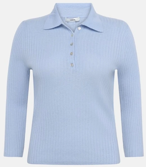 여성 빈스. 실크 캐시미어 풀오버 라이트 블루 니트 V088579683 1055912 (관부가세포함가) - 쿠팡