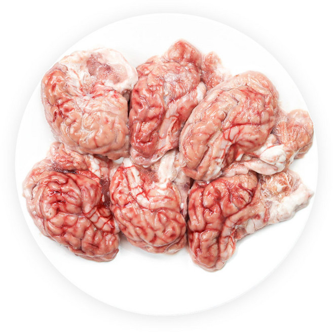 (배터짐) 특수부위 고영양 마라탕 훠궈용 돼지뇌 6마리분 내외 (일요일&당일발송), 2개, 150g