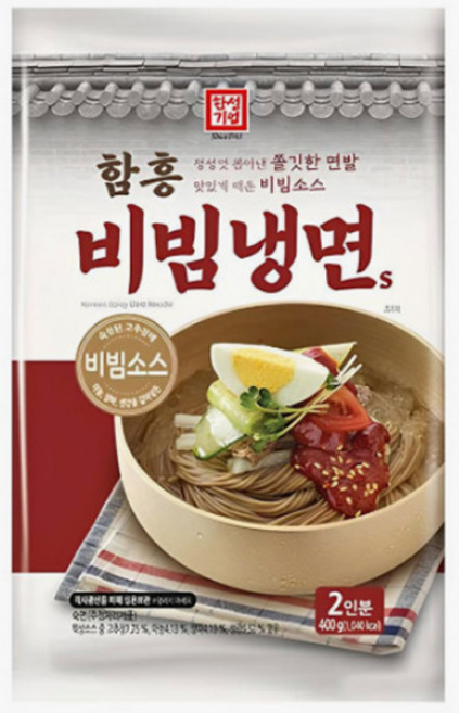 한성기업 함흥 비빔냉면 S, 400g, 4개