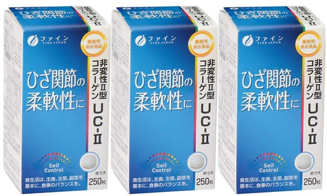 비변성2형콜라겐 UC2 250정 3개 파인재팬 - 쿠팡