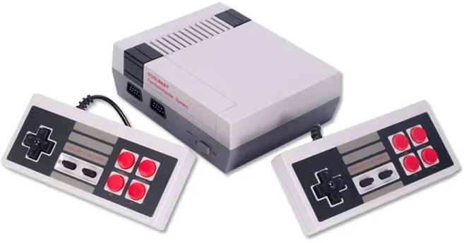 비디오 게임 콘솔 내장 620 레트로 휴대용 AV 출력 클래식 컨트롤러 듀얼 플레이어 Entertainmen, 1) 620 Games  미국