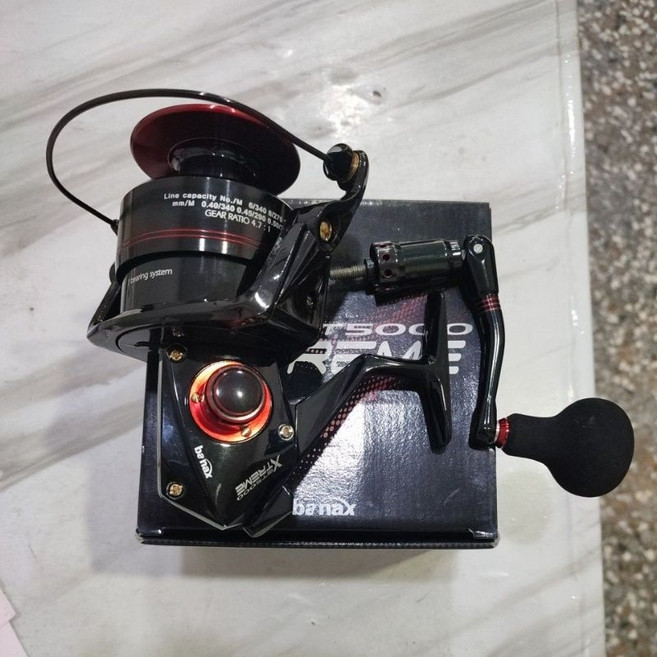 BANAX GTX TREME 捲線器 紡車捲線器，輕量耐用，多重煞車系統，適用各種水域, 5000, GTX TREME 5000