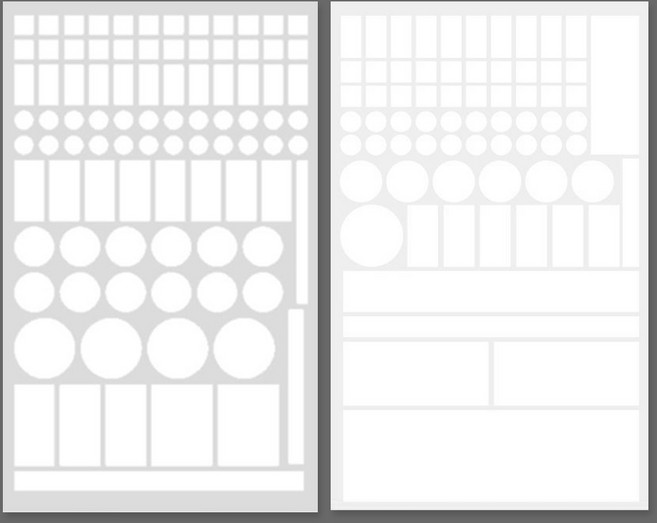 이지유 (2장세트) LED 불빛 차단 암막 스티커 전원 빛 가리개, 화이트 PVC(A+B) 2장