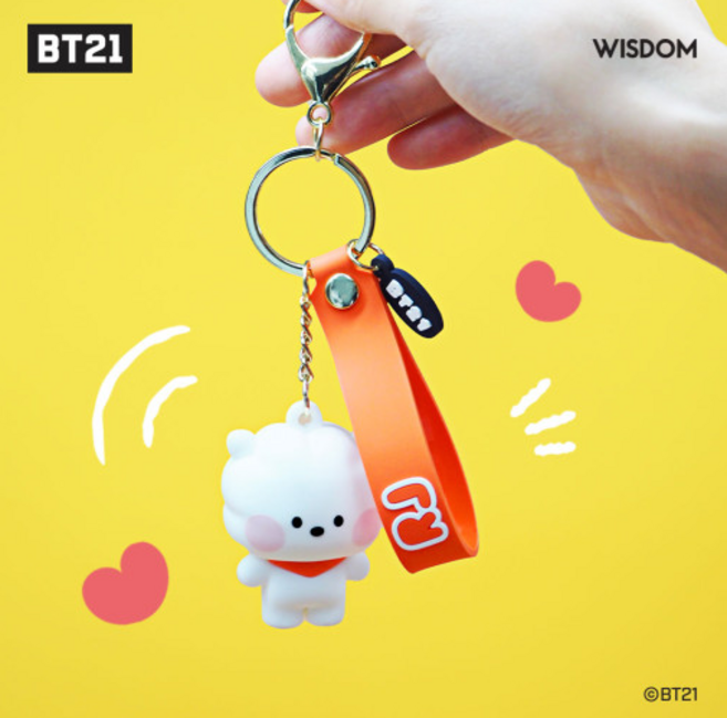 BT21 NEW 미니니 모니터 피규어 장난감 인형 미니 피규어, 망(MANG), 1개