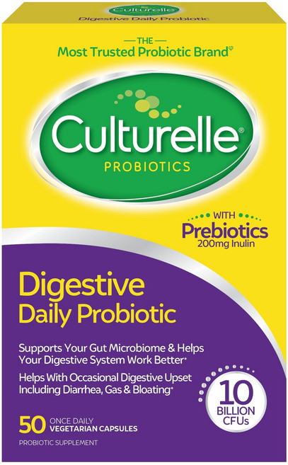 Culturelle 康萃樂 每日舒暢益生菌素食膠囊, 1個, 50顆