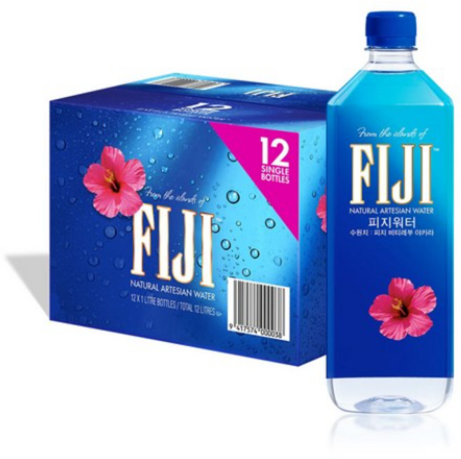 피지워터 생수, 1L, 24개