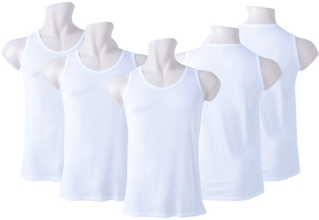 남성 흡한속건 쿨런닝_화이트5매