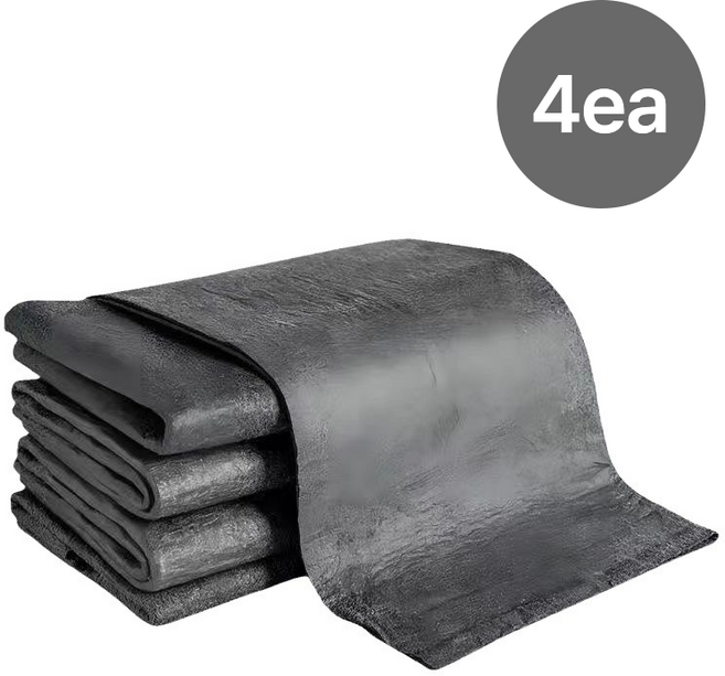 윤유바움 독일 기술 적용 2+2 마법의 유리행주 요술행주 하이테크 매직행주 청소용 걸레 주방행주 극세사 얼룩제거, 4세트