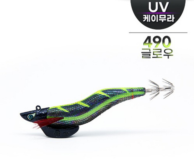 쿠로시오 도깨비 오동목 팁런 에기 무늬오징어 TR, 1개, 25g, 11. 저승사자no2_3.0호