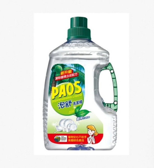 PAOS 泡舒 洗潔精 澱粉酵素去垢配方, 2.8kg, 1個