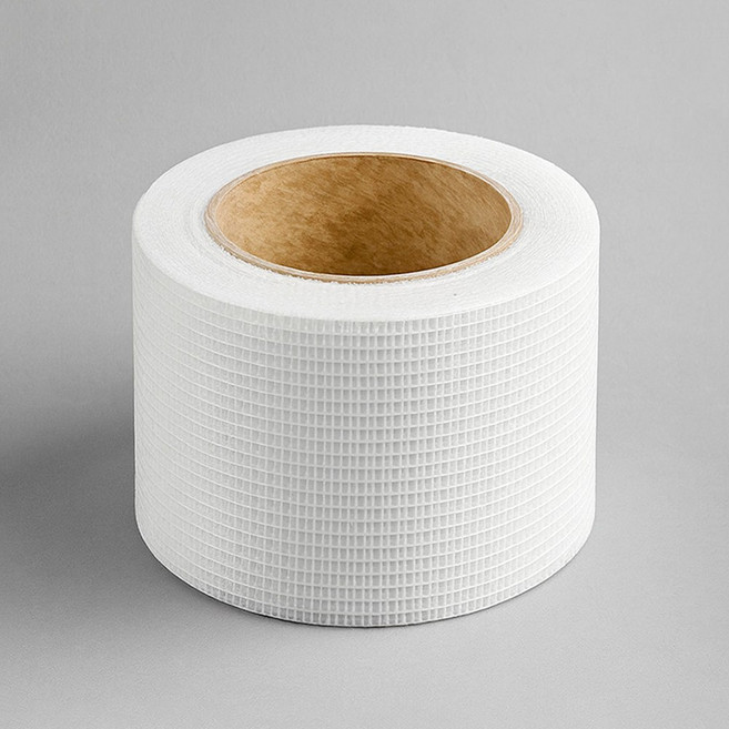 10cm 벽면보강 유리섬유 테이프 균열보수 메쉬테이프, 화이트