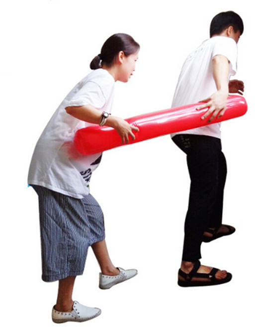 대형바톤 에어 바턴 운동회 단체 체육 게임 행사 놀이용 야유회, 1개, 파랑색