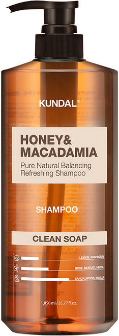쿤달 네이처샴푸 클린솝향, 1.058L, 1개