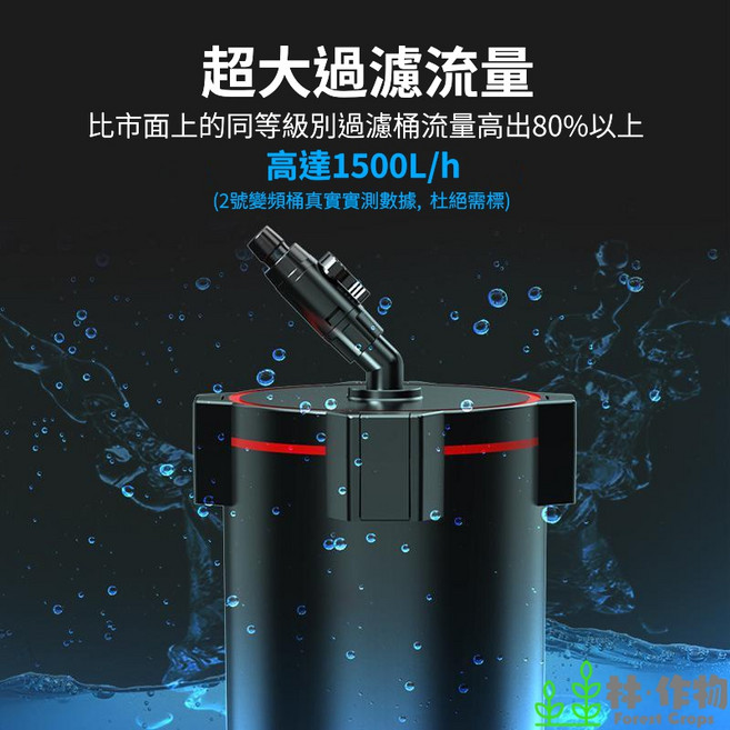 NETLEA 尼特利 DC變頻正壓過濾桶 靜音外置圓桶過濾器 智能控制 大流量水族過濾器, 1個, 2號智控款-變頻過濾桶