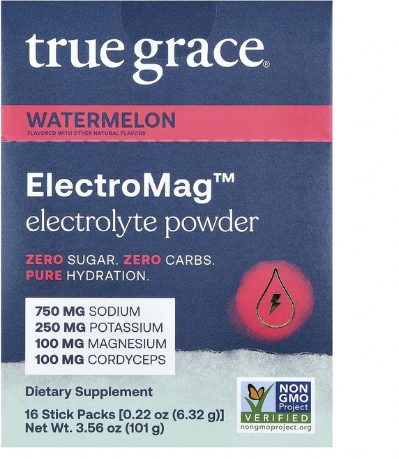 효과가 좋은 True Grace ElectroMag™ 전해질 가루 수박 스틱팩 16개 개당 6.32g(0.22oz) 최저가격, TrueGraceElectroMag전해질가루수박스틱팩1 - 쿠팡