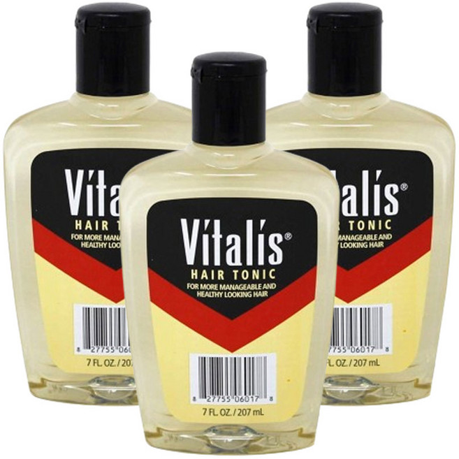 바이탈리스 헤어 토닉 스테일링 케어 207ml Vitalis 3팩, 3개