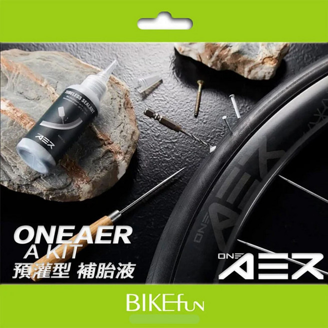 ONEAER 萬艾爾 預灌型補胎液 1公升 無內胎 TLR專用 BIKEfun, 1個, ONEAER補胎液 1公升
