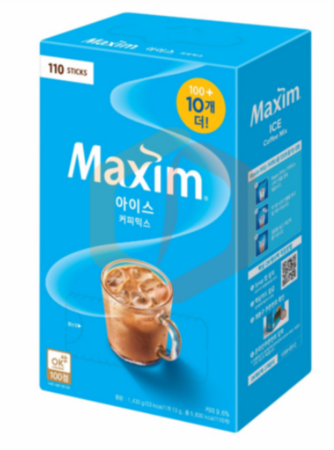 맥심 아이스 커피믹스, 110개, 1개입, 13g
