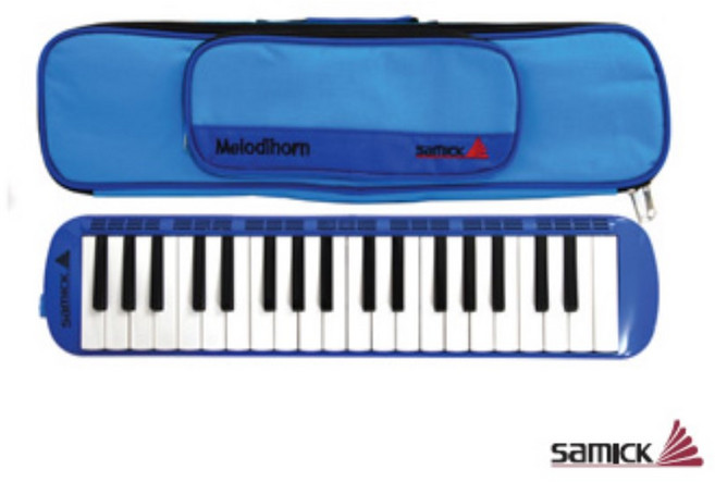 삼익 멜로디언 SMN-37B 멜로디혼 블루, 1개