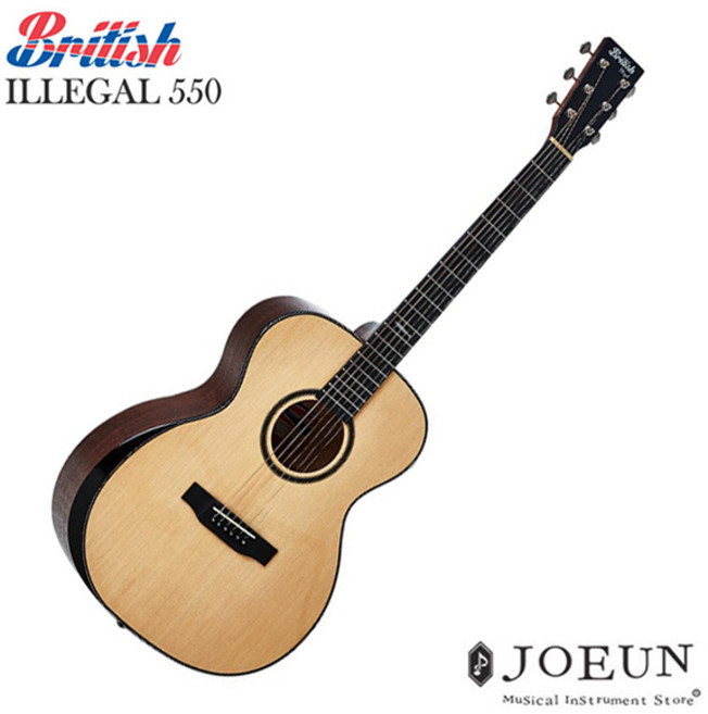 [브리티시] 어쿠스틱기타 ILLEGAL 550 / OM바디 일리걸550, 단품, 단일옵션, 1개