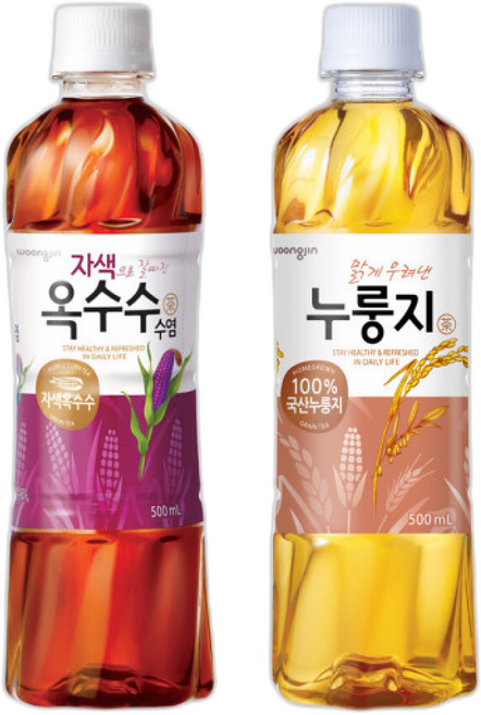 웅진 자색옥수수수염+누룽지 총, 웅진 500ml 자색옥수수수염10개+누룽지10개 총20, 500ml, 10개, 1개입, 500ml