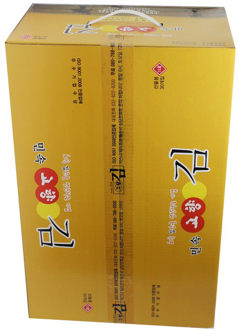 민속고향김 명품 15호(30봉) 선물세트(국내산 고급 원초를 사용하여 어머니의 정성으로 바다의 향을 담았습니다), 1박스