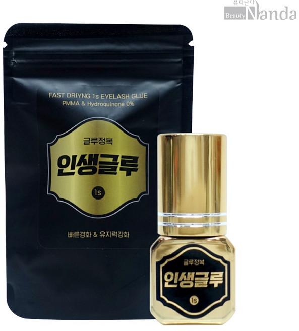 속눈썹연장 글루 인생글루 저자극 안전인증 스피드 울트라 1초 글루, 1개