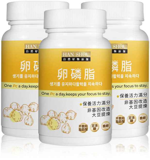 HAN SHOU 卵磷脂 懷孕哺乳期營養補充, 1個, 60顆