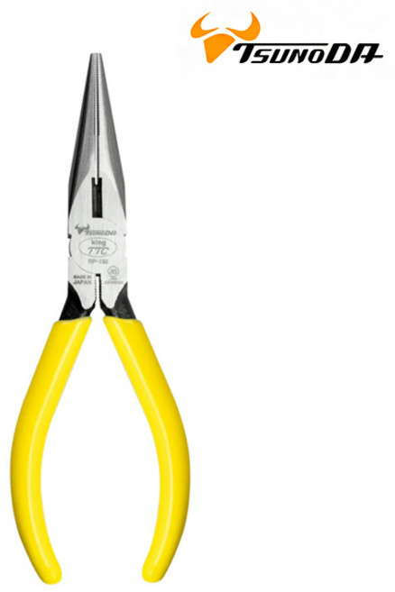 츠노다 롱노우즈 플라이어 150mm(6인치) RP-150 일본 수공구 라디오펜치, 1개